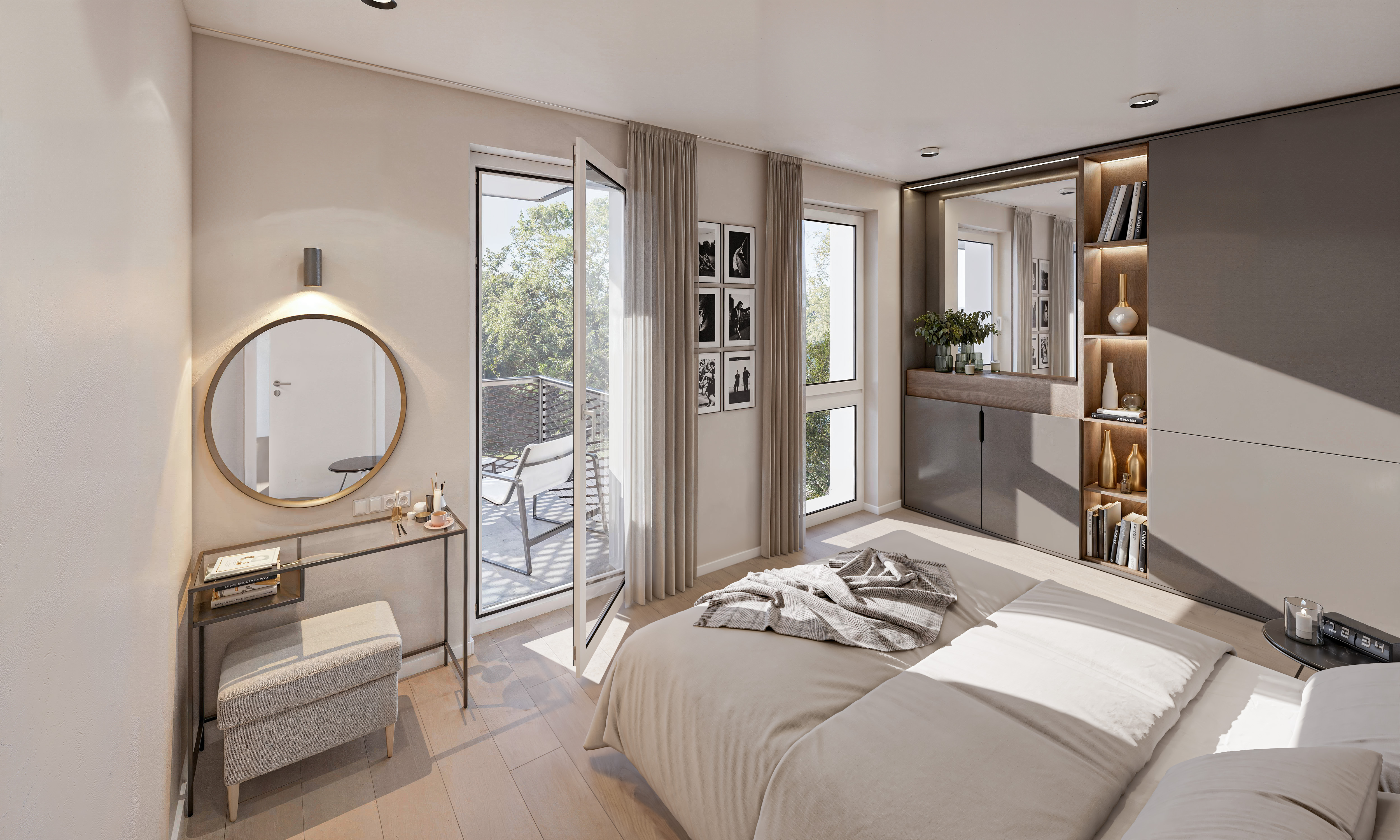 Innenvisualisierung Schlafzimmer